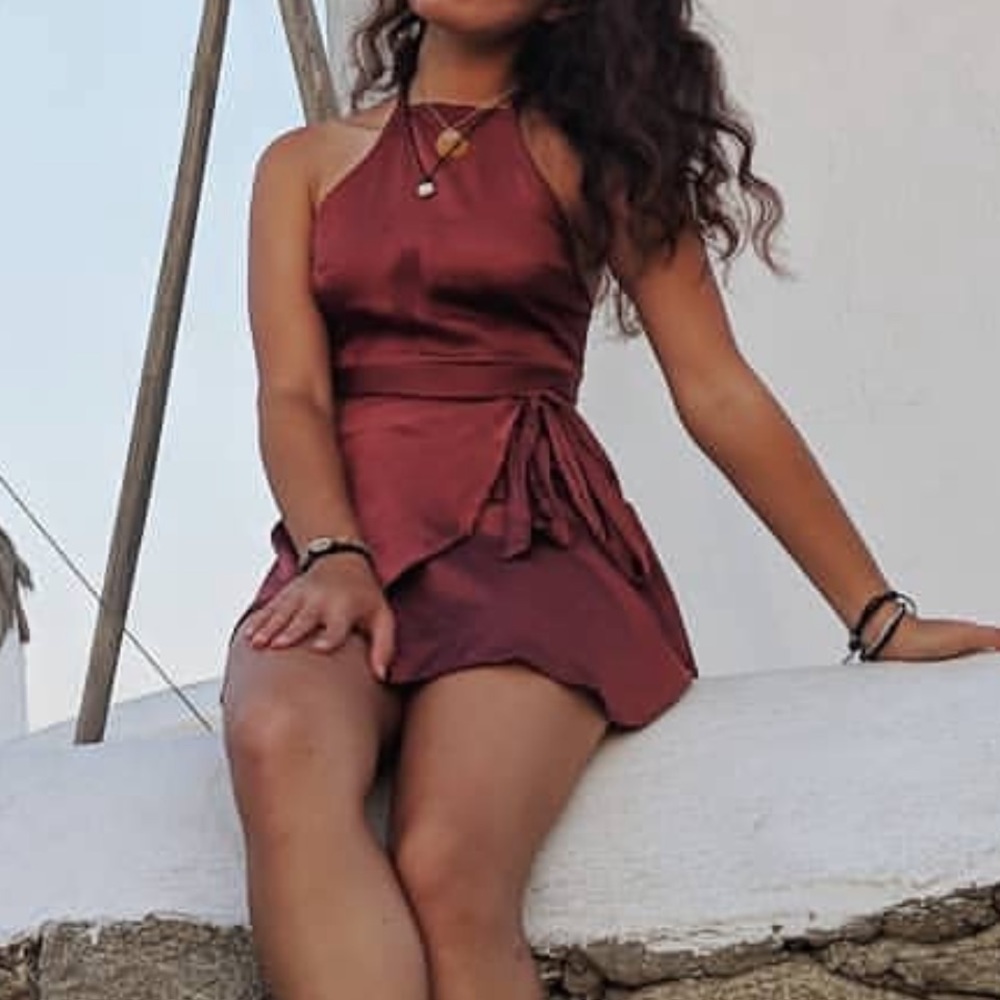 Skirt and crop top set